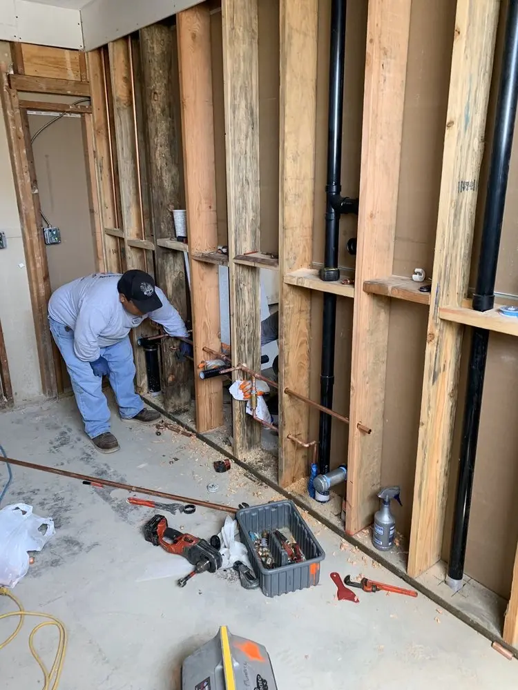 Commercial rough-in plumbing for Gas Line Repair in Bothwell